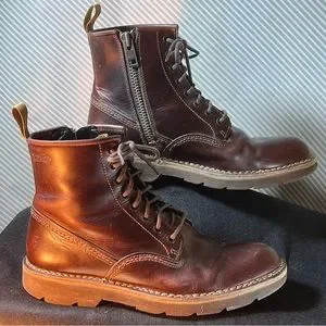 Clarks NORTON Worker Mellor Rise Dark Brown Leather BOOTS US Men\'s 10M Zip Ups Clarks | Shoes | Clarks Norton Worker Mellor Rise Dark Brown  main image 2